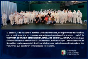 7ma JORNADA DE CRIMINALÍSTICA