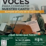 Coro de la UCCuyo: voces para compartir nuestro canto